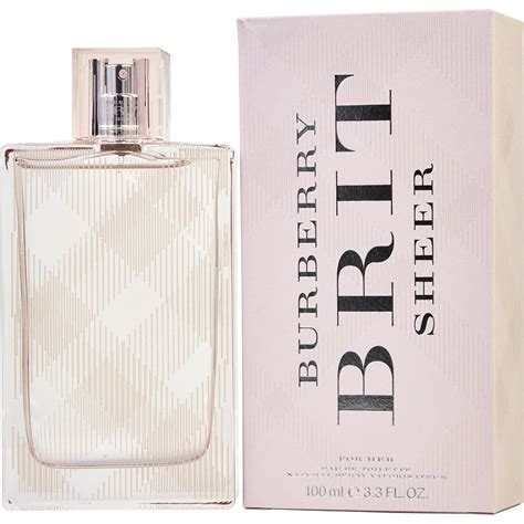 burberry brit sheer for her edt 100ml|burberry brit sheer edt 100ml.